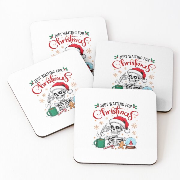 Item preview, Funny Skeleton Waiting For Christmas designed and sold by WayTBeenkenArt.