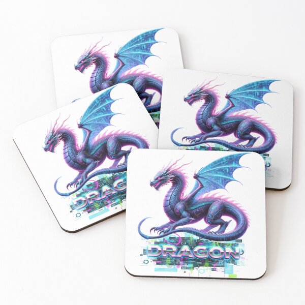 Item preview, Cybernetic Neon Dragon Artwork Analysis designed and sold by newvisionart191.