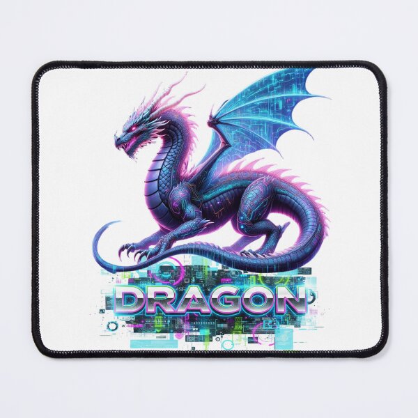 Item preview, Cybernetic Neon Dragon Artwork Analysis designed and sold by newvisionart191.