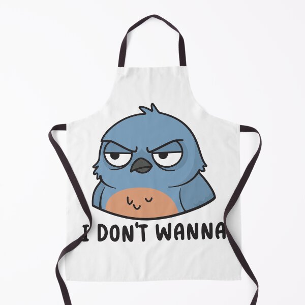 Item preview, Grumpy Bird Sticker | I Don't Wanna Funny Introvert Mood designed and sold by STEAM & DREAM.