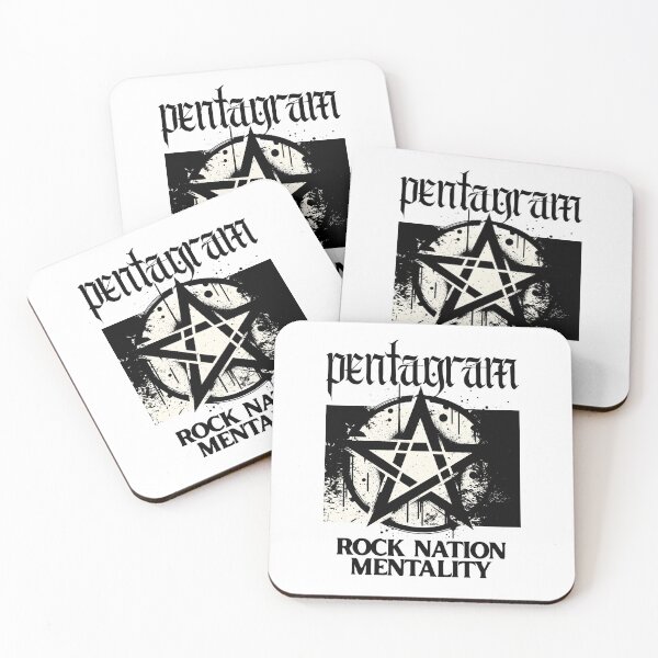 Aperçu de l'œuvre PENTAGRAMME, MENTALITÉ DE LA NATION ROCK créée et vendue par PGAart.