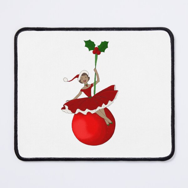 Item preview, Vintage Woman on a Christmas Decoration designed and sold by AnnabethQuinn.