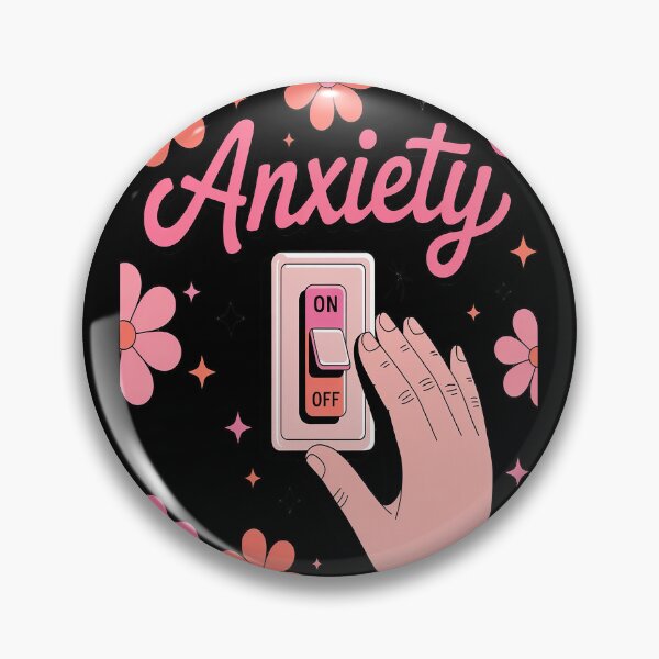 Item preview, Anxiety On Switch On Off Mental Health Awareness designed and sold by TeamLequid.
