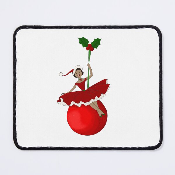 Item preview, Vintage Woman on a Christmas Decoration designed and sold by AnnabethQuinn.