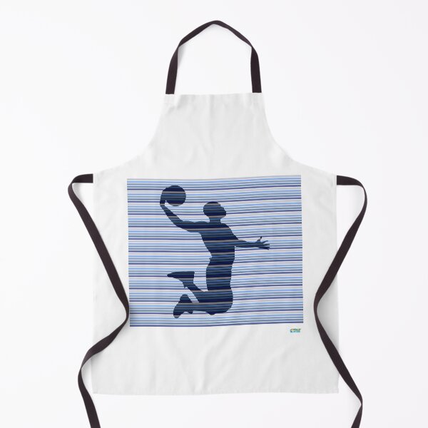 Item preview, SLAM DUNK T SHIRT with blue stripes: Retro abstract basketball shirt designed and sold by SlanTee.