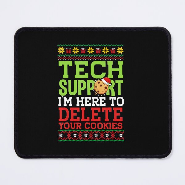 Item preview, Christmas Tech Support Here To Delete Cookies Ugly Sweater designed and sold by JEFDodsonArt.