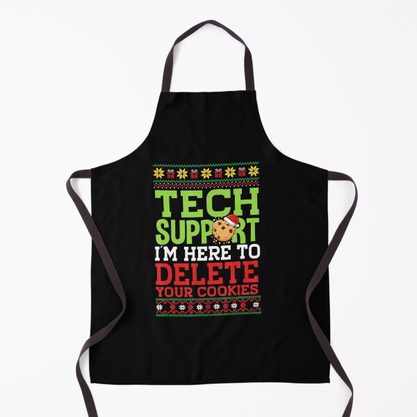 Item preview, Christmas Tech Support Here To Delete Cookies Ugly Sweater designed and sold by JEFDodsonArt.