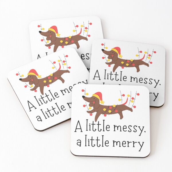 Item preview, A little messy, a little merry designed and sold by Nikki Krishna.