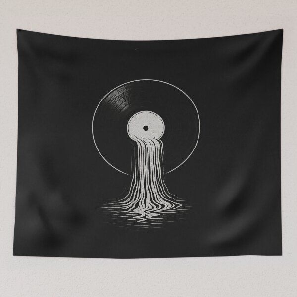 Item preview, Melting Vinyl Falls – Cascading Soundflow designed and sold by DesignShopAD.
