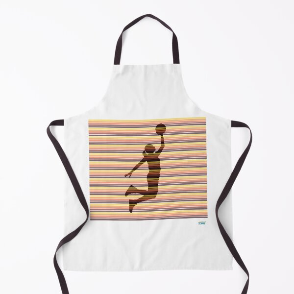 Item preview, HOOPER GIRL T SHIRT with red stripes: Retro abstract basketball shirt designed and sold by SlanTee.