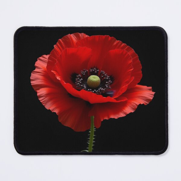 Item preview, Vivid Poppy – Bold Red Floral Art Gift Design designed and sold by Kloud99.