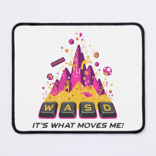 Item preview, WASD its what moves me - keyboard wasd gift for gamers designed and sold by Prtina.