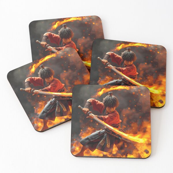 Item preview, Fire Samurai Boy designed and sold by Dorlax Colours.