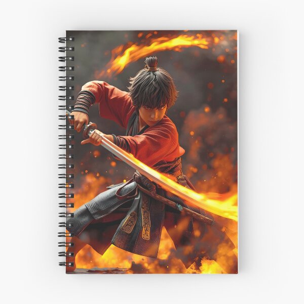 Item preview, Fire Samurai Boy designed and sold by Dorlax Colours.