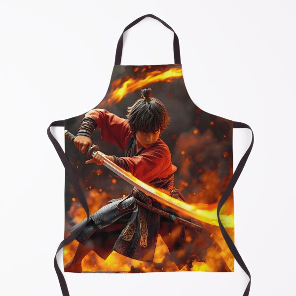 Item preview, Fire Samurai Boy designed and sold by Dorlax Colours.