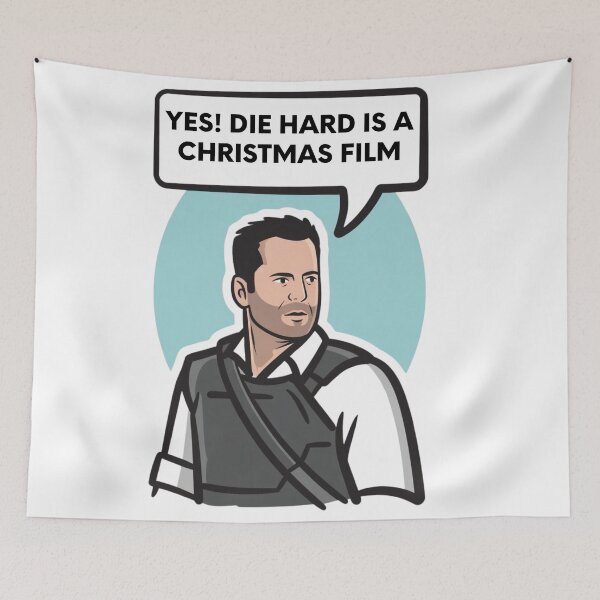 Item preview, YES! Die Hard is a Christmas Film! designed and sold by The British Scene.