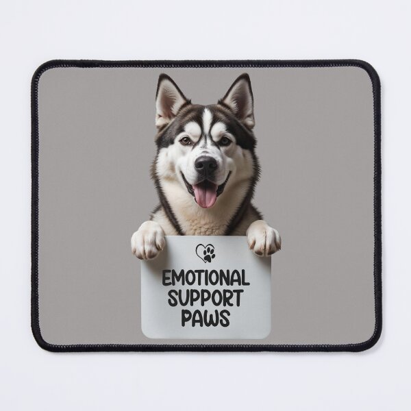Item preview, Cute Husky - Emotional Support Paws designed and sold by SolaoLab.