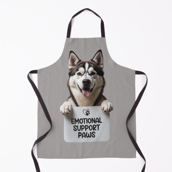 Item preview, Cute Husky - Emotional Support Paws designed and sold by SolaoLab.