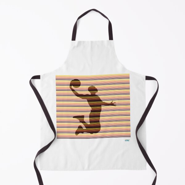 Item preview, SLAM DUNKING HOOPER T SHIRT with red stripes: Retro abstract basketball shirt designed and sold by SlanTee.