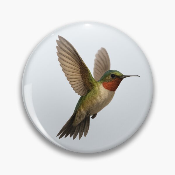 Item preview, Grace‑Winged Hummingbird in Soaring Flight designed and sold by TheWonkyEaselCo.