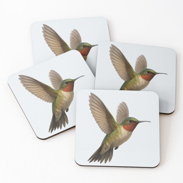Item preview, Grace‑Winged Hummingbird in Soaring Flight designed and sold by TheWonkyEaselCo.