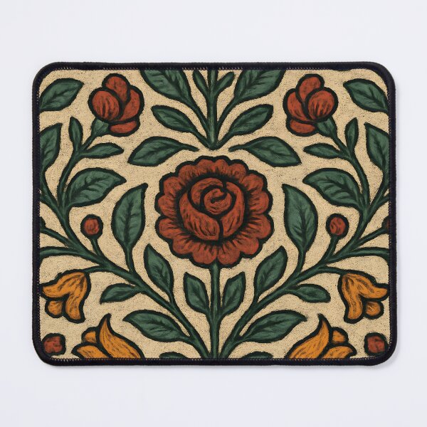 Item preview, Swedish Dalecarlian Tapestry – Traditional Rose Pattern designed and sold by Artsy-With.