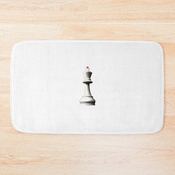 Item preview, Minimalist Dramatic White Chess King designed and sold by Doumavoi.