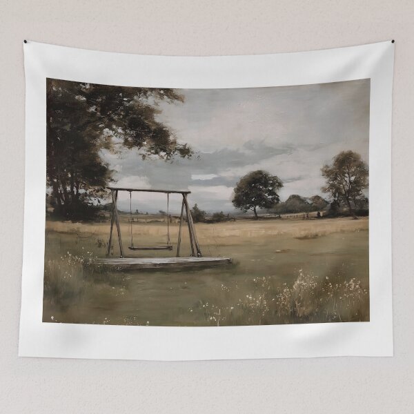 Item preview, Abandoned Swing in Serene Field designed and sold by lautir.