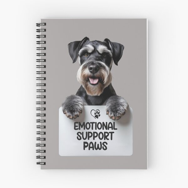 Item preview, Cute Mini Schnauzer - Emotional Support Paws  designed and sold by SolaoLab.