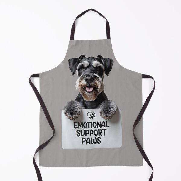 Item preview, Cute Mini Schnauzer - Emotional Support Paws  designed and sold by SolaoLab.