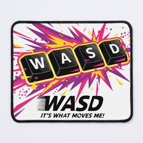 Item preview, WASD Movement Explosion - Gaming Energy designed and sold by Prtina.