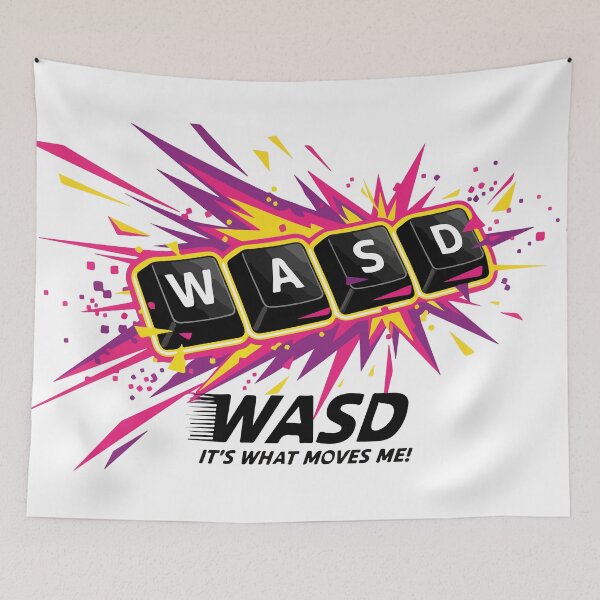 Item preview, WASD Movement Explosion - Gaming Energy designed and sold by Prtina.