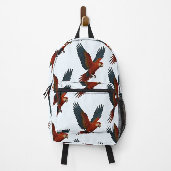 Item preview, "Vibrant Scarlet Macaw in Flight" designed and sold by TheWonkyEaselCo.