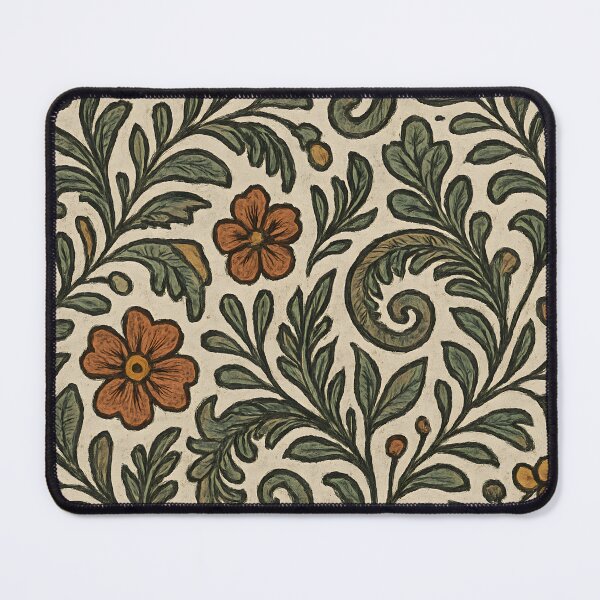 Item preview, Swedish Dalecarlian Folk Tapestry – Foliage Swirls Pattern designed and sold by Artsy-With.