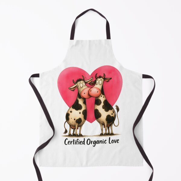 Item preview, Cute Cow Couple Certified Organic Love designed and sold by Mastermind-Art.