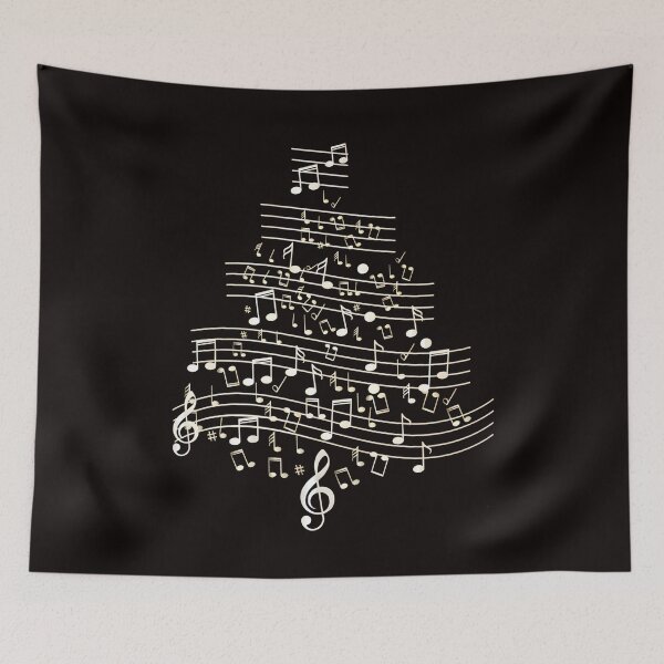 Item preview, Christmas Tree Music, Music Note Tree, Music Lover Christmas Gift, Musician Mother Gift, Christmas Vibes designed and sold by DesignDenDo ⭐⭐⭐⭐⭐.