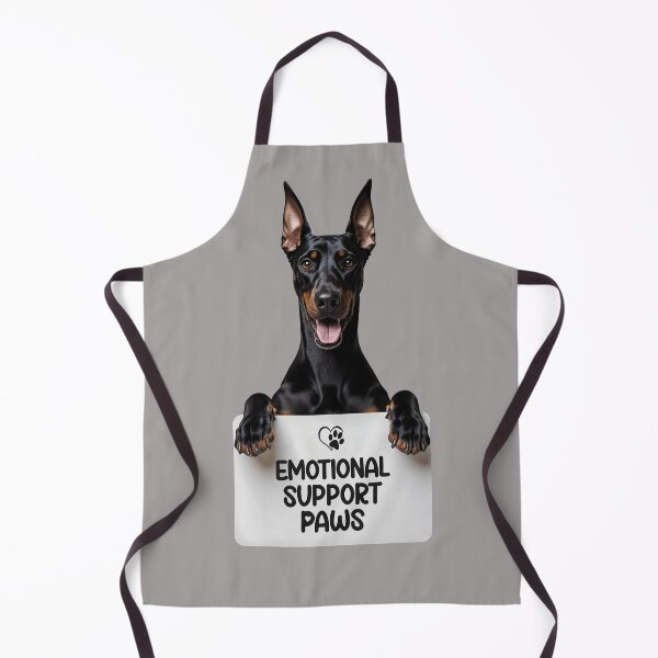 Item preview, Cute Doberman - Emotional Support Paws designed and sold by SolaoLab.