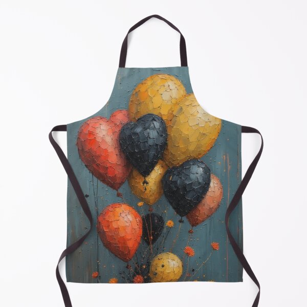 Item preview, Heart-shaped balloons with delicate flowers designed and sold by Mianku | Für das Leben.