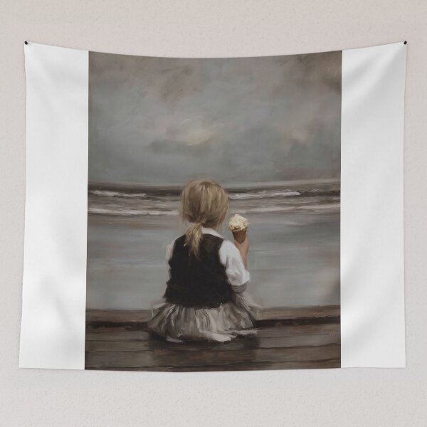 Item preview, Child with Ice Cream by the Sea designed and sold by lautir.