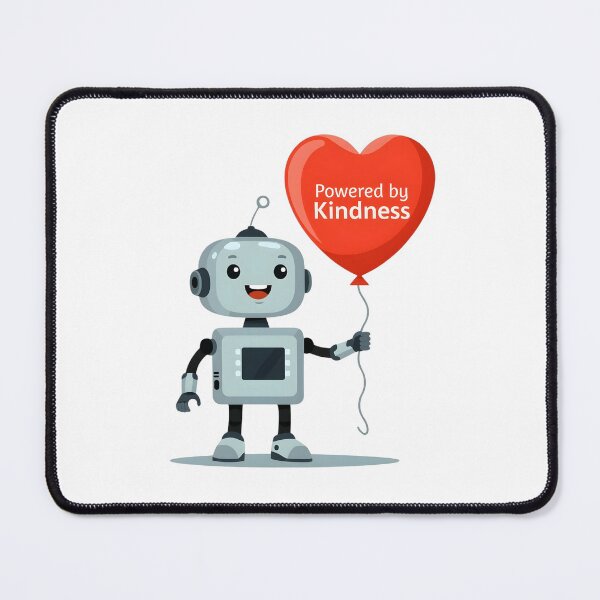 Item preview, Powered by Kindness Robot – Cute Heart Balloon Bot designed and sold by Kavya Art.