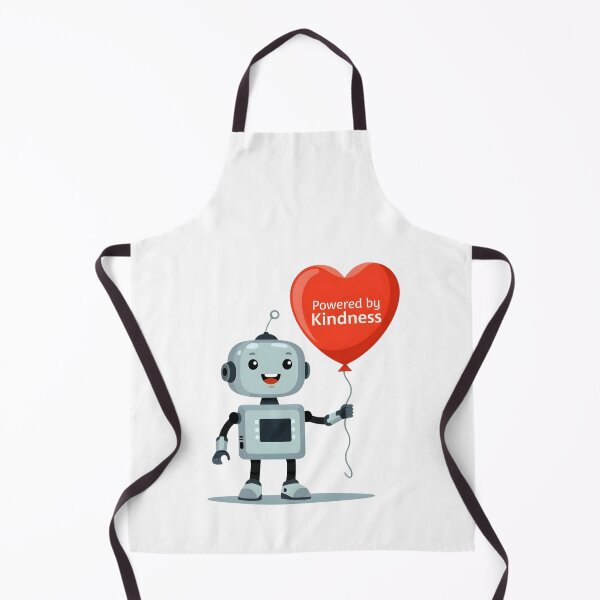 Item preview, Powered by Kindness Robot – Cute Heart Balloon Bot designed and sold by Kavya Art.