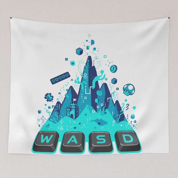 Item preview, WASD its what moves me - keyboard wasd gift for gamers designed and sold by Prtina.