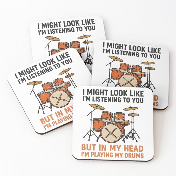 Item preview, I Might Look Like I'm Listening To You But In My Head Drums designed and sold by hemagamo.