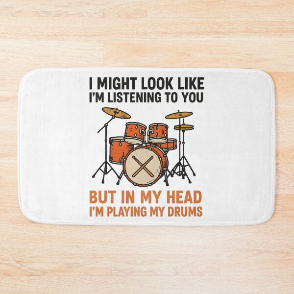 Item preview, I Might Look Like I'm Listening To You But In My Head Drums designed and sold by hemagamo.