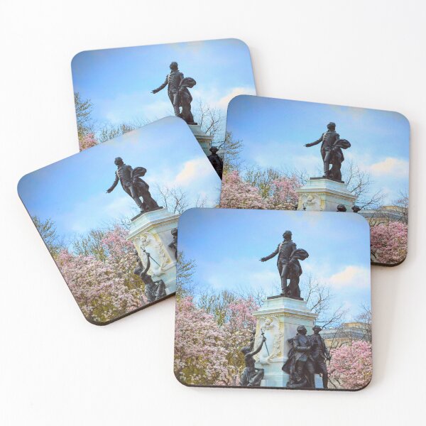 Item preview, Lafayette Square Monument – Washington D.C. Springtime Photography designed and sold by BlueRidgeBazaar.