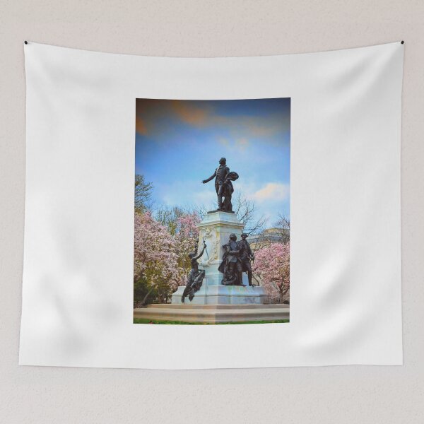 Item preview, Lafayette Square Monument – Washington D.C. Springtime Photography designed and sold by BlueRidgeBazaar.