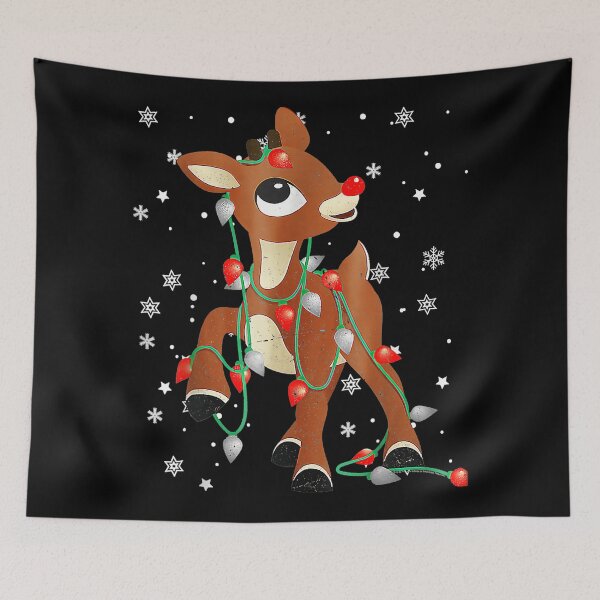Artikelvorschau, Niedlicher Rudolph, das Rentier mit der roten Nase, Weihnachten entworfen und verkauft von JEFDodsonArt.