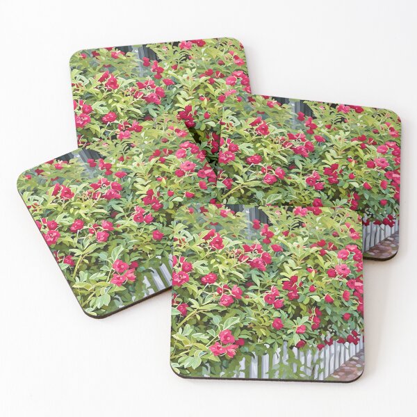 Item preview, Roses on a Fence designed and sold by tomorrowsart.