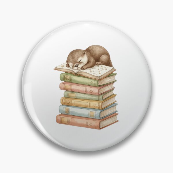 Item preview, Otter is sleeping book books catnap cute kawaii cat kitten cats kitty designed and sold by CheeseBlueprint.