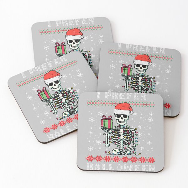 Item preview, Christmas Skeleton Santa I Prefer Halloween Ugly Xmas Men Women designed and sold by ArleneRowe.